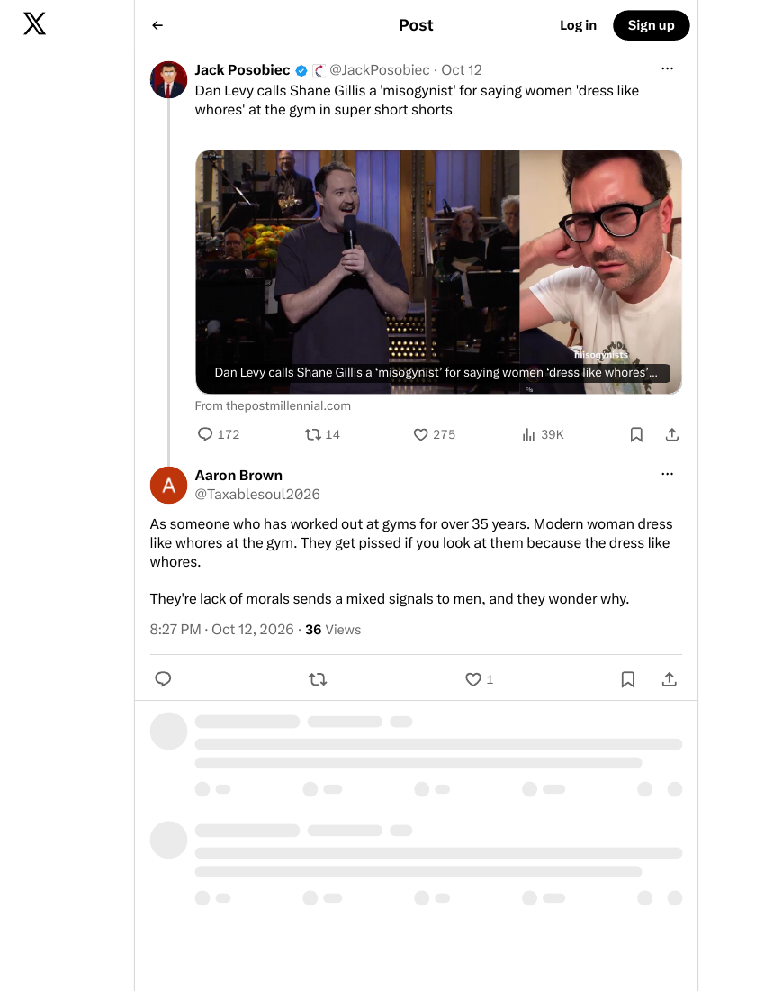 Screenshot of post by @Taxablesoul2026