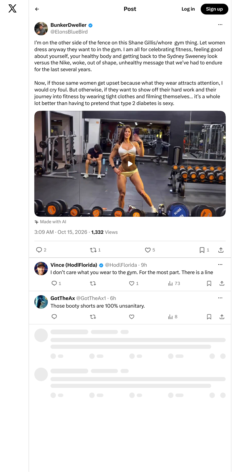 Screenshot of post by @ElonsBlueBird